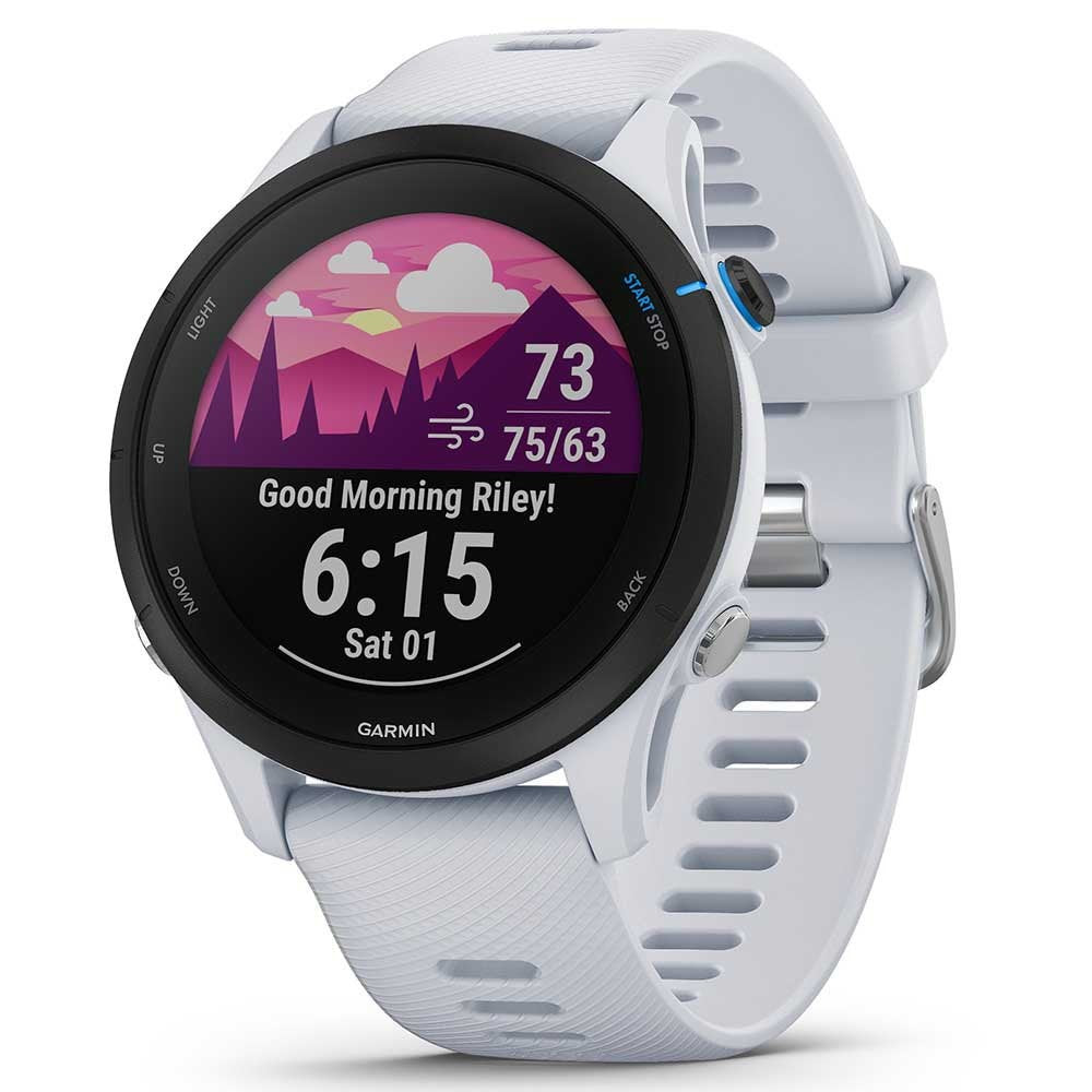 Forerunner 255 Music Blanc  | Garmin