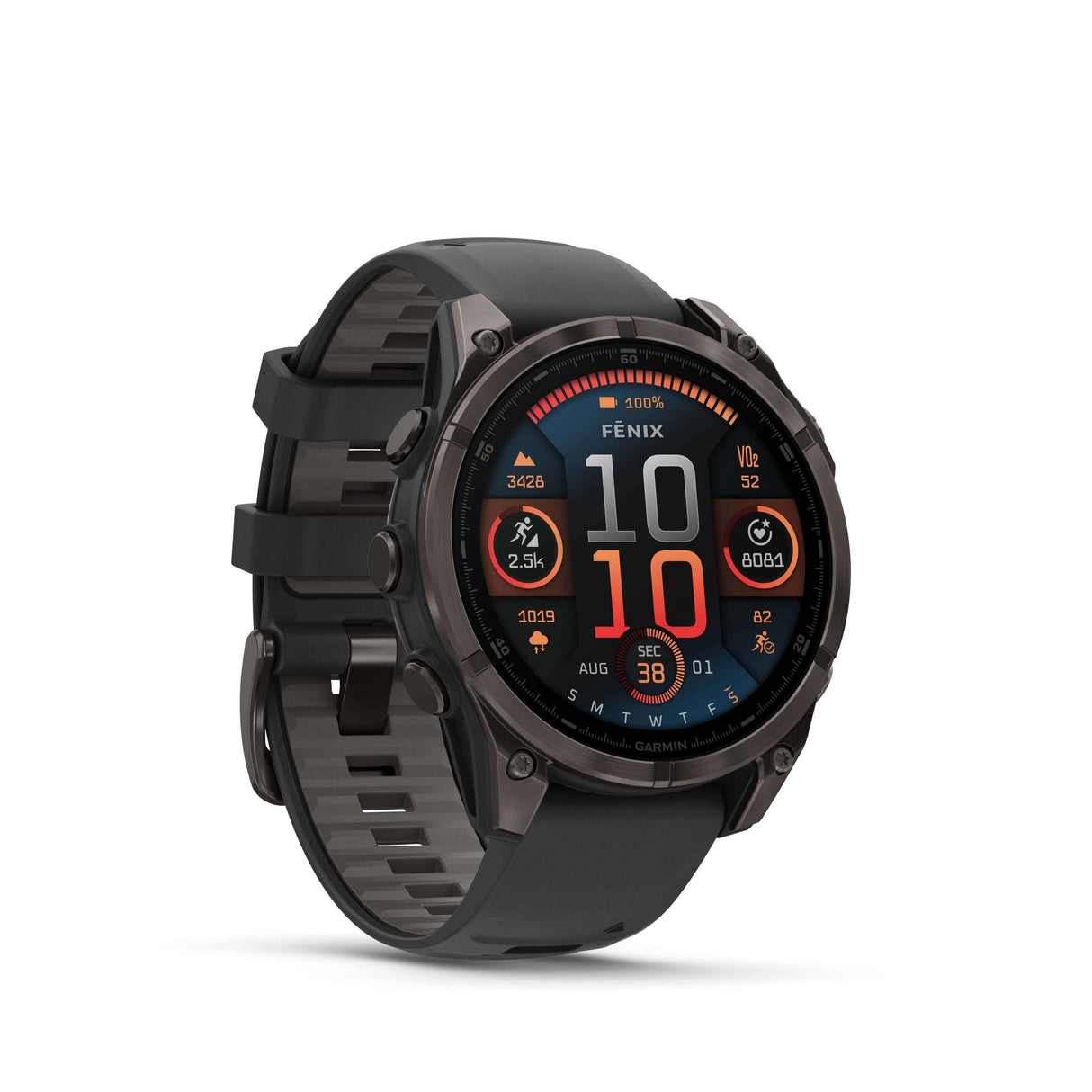 Fenix 8 Amoled 47mm Titane Noir | Garmin