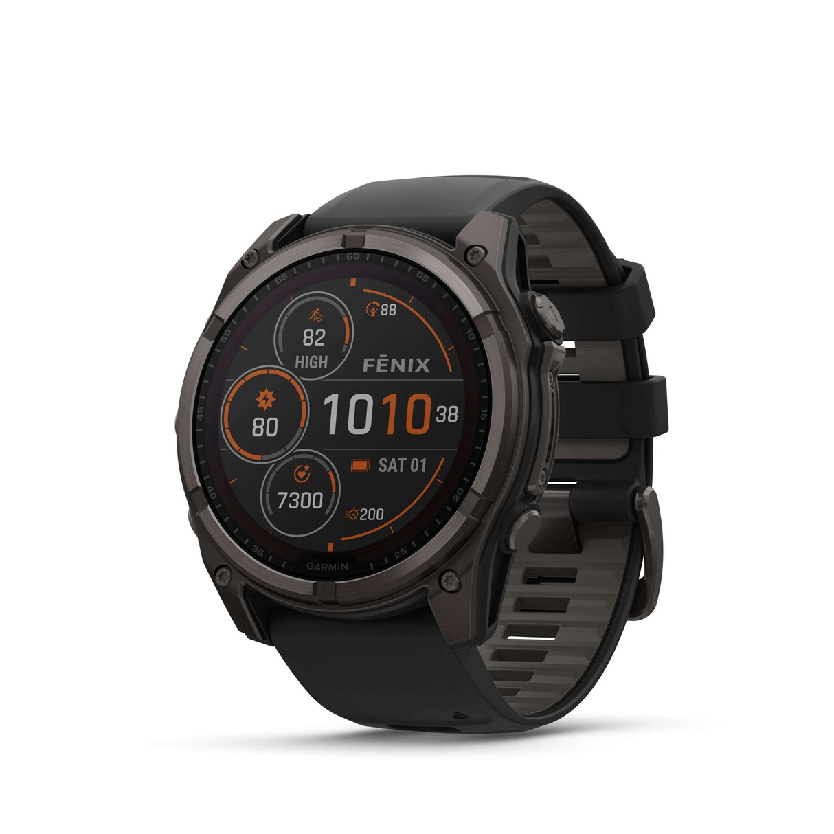 Fenix 8 Solar 51mm Titanium Noir  | Garmin