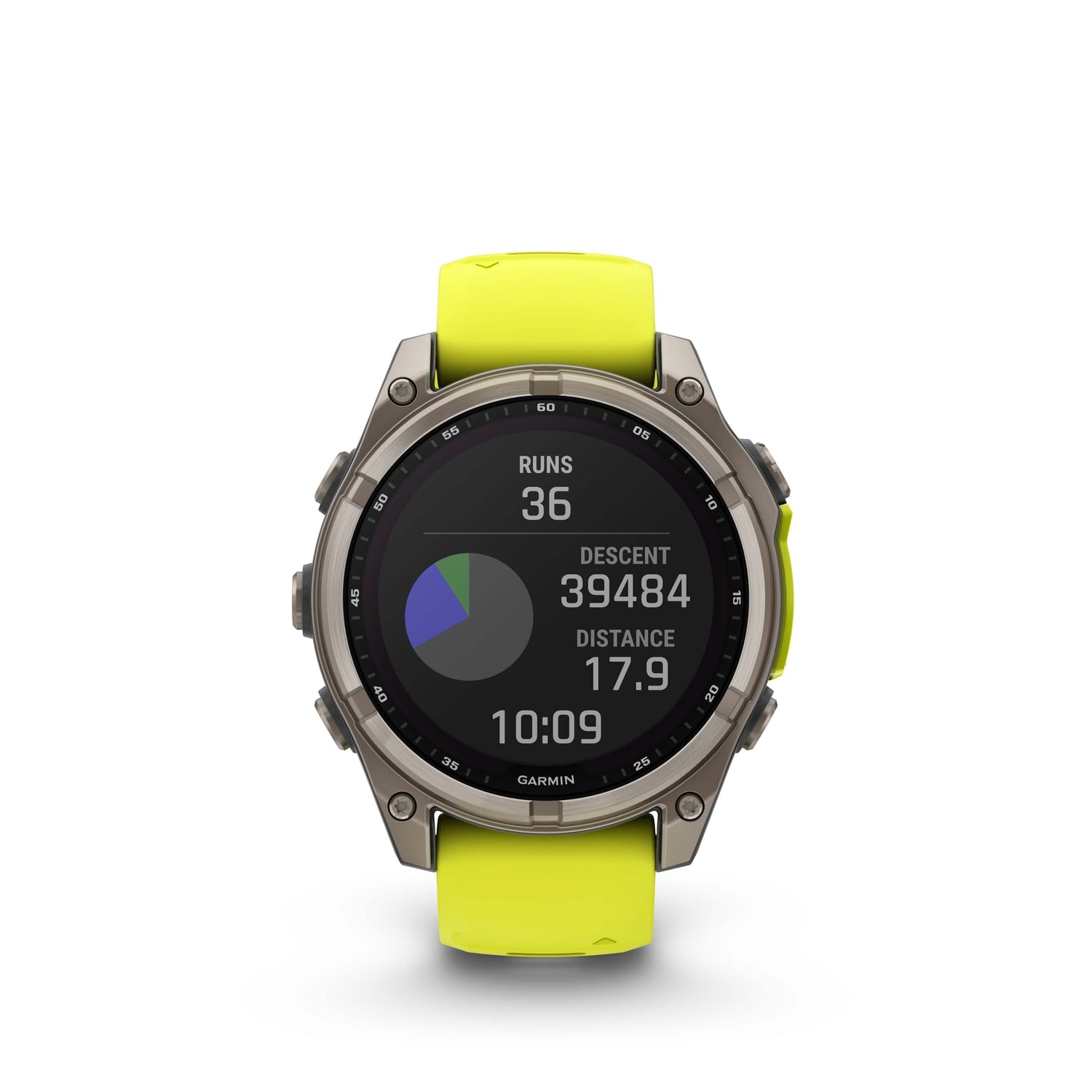 Fenix 8 Solar 47mm Titanium Jaune  | Garmin