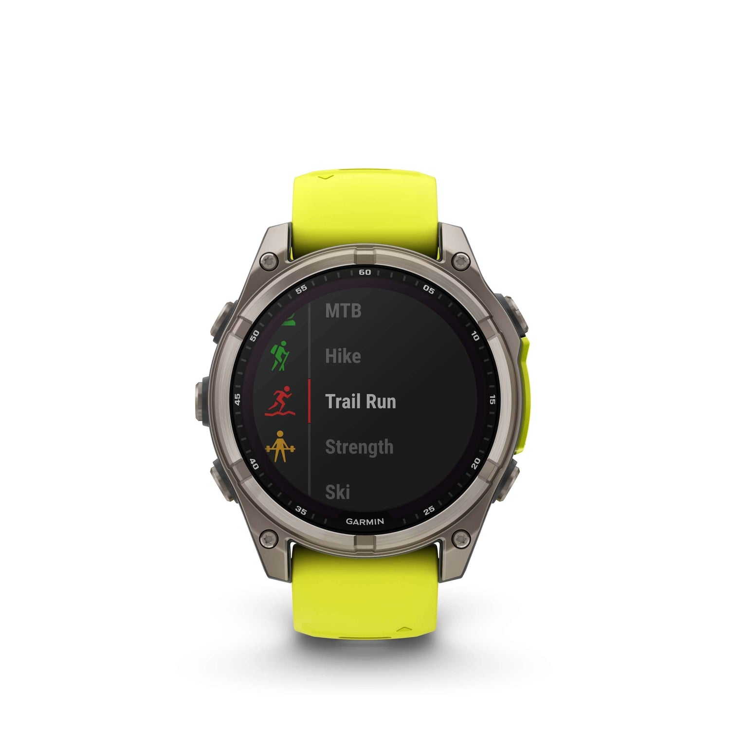 Fenix 8 Solar 47mm Titanium Jaune  | Garmin
