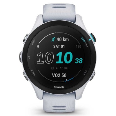 Garmin Forerunner 255s music blanc