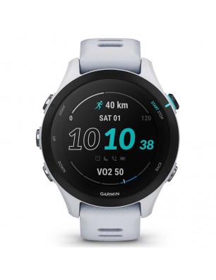 Garmin Forerunner 255s music blanc