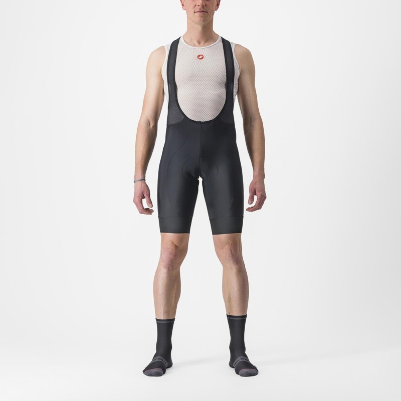 Castelli Endurance 3 : Cuissard Court à Bretelles pour homme