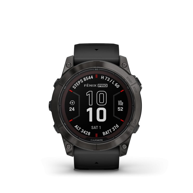 Fenix 7x Pro Sapphire Solar Titane Carbon Gray  | Garmin