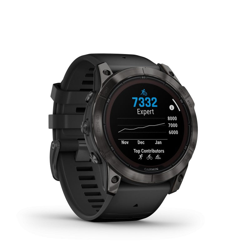 Fenix 7x Pro Sapphire Solar Titane Carbon Gray  | Garmin