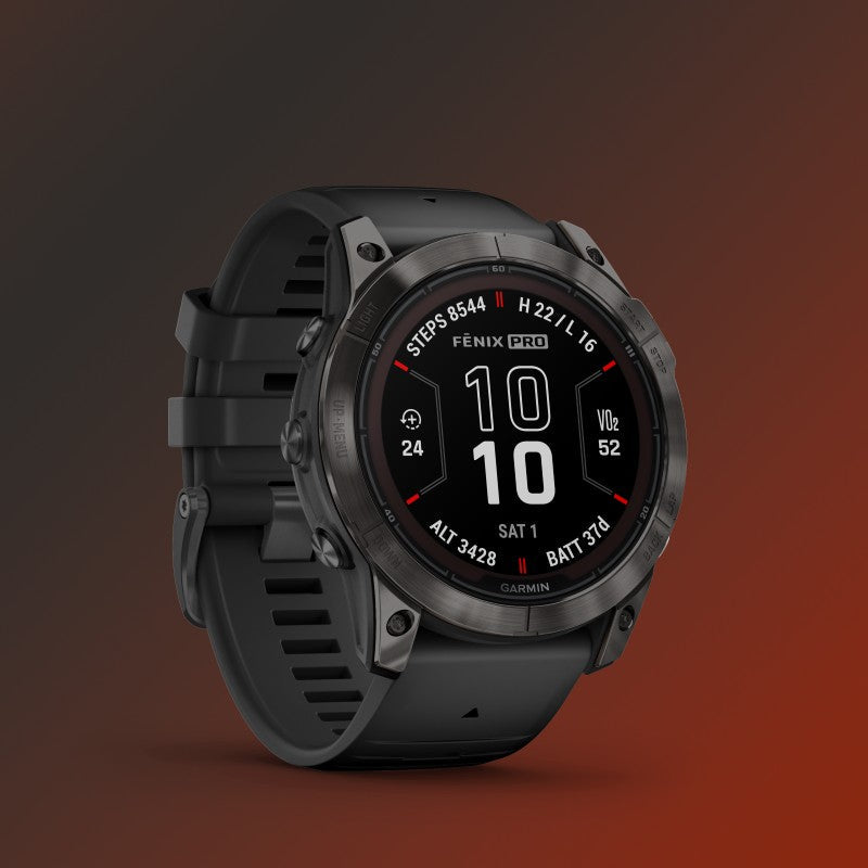 Fenix 7x Pro Sapphire Solar Titane Carbon Gray  | Garmin