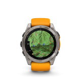 Fenix 8 Amoled 51 Titane Orange  | Garmin
