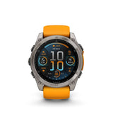 Fenix 8 Amoled 51 Titane Orange  | Garmin