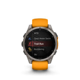 Fenix 8 Amoled 47mm Titane Orange  | Garmin