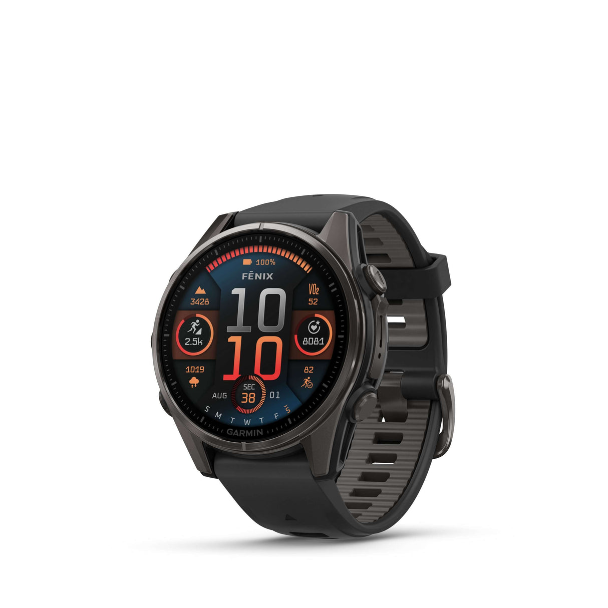 Fenix 8 Amoled 43mm Titane Noir  | Garmin
