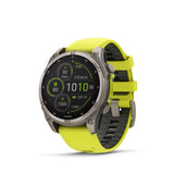 Fenix 8 Solar 47mm Titanium Jaune  | Garmin