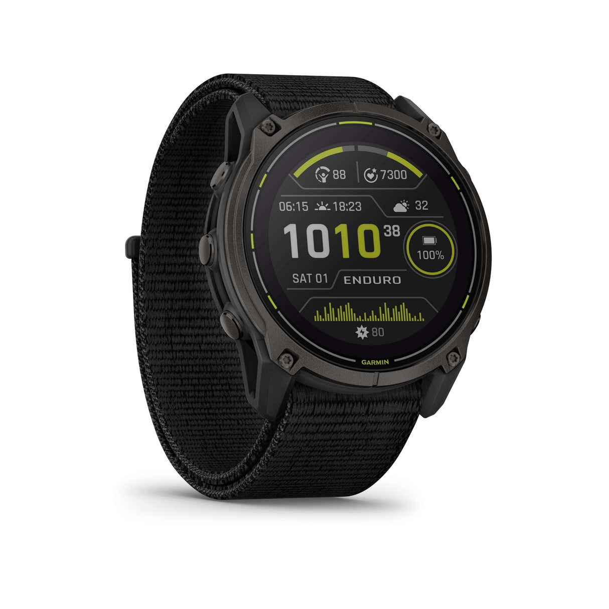 Enduro 3 Solar 51mm Ultrafit Noir  | Garmin