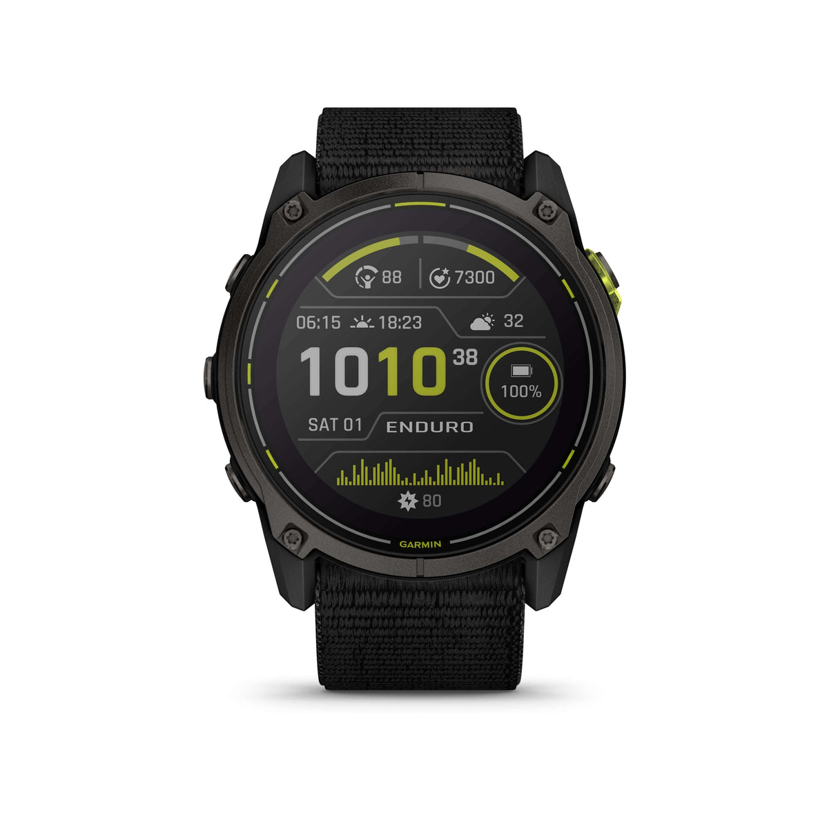 Enduro 3 Solar 51mm Ultrafit Noir  | Garmin