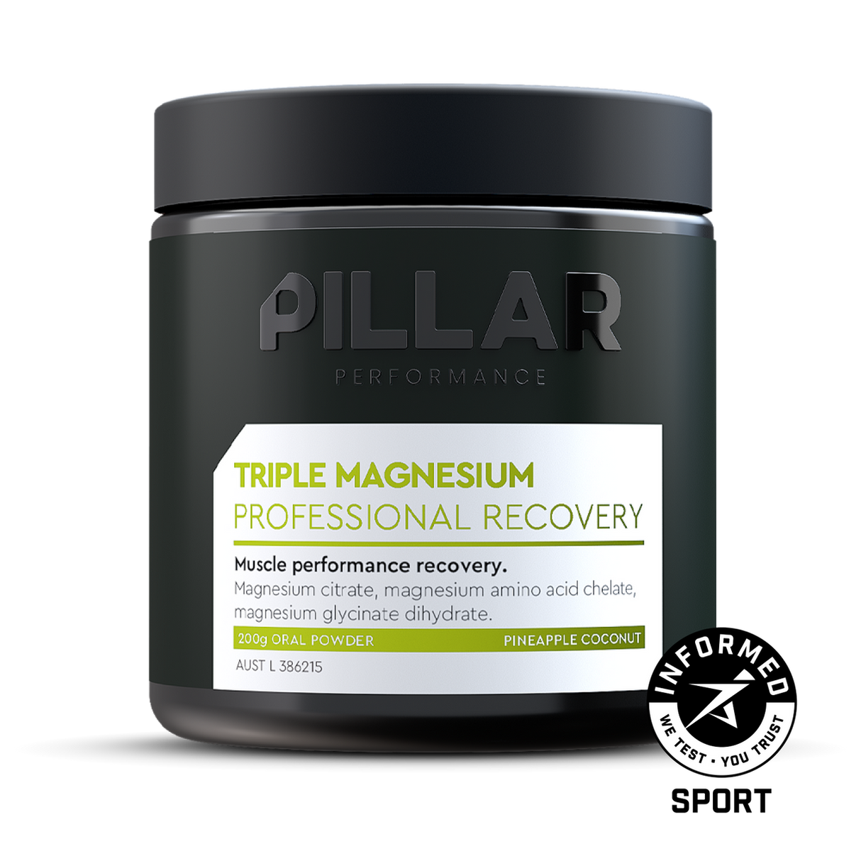 Triple Magnesium Poudre  Ananas / Noix De Coco  | Pillar