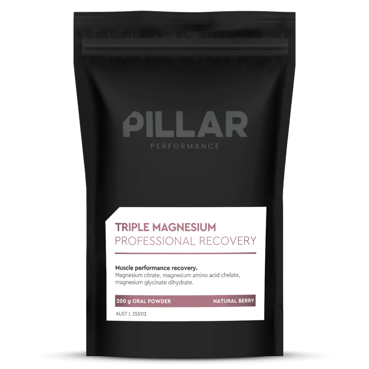 Triple Magnesium Poudre  Baies Naturelles  | Pillar
